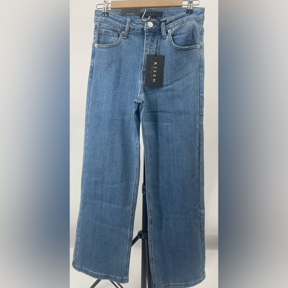 Mid-Rise Wide-Leg jeans by Risen